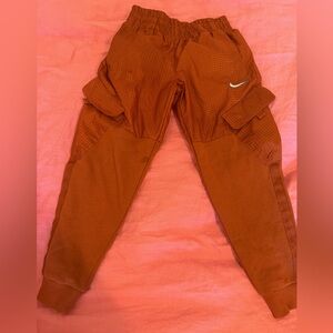 Nike Brown Sweatpants Joggers with Elastic Cuffs